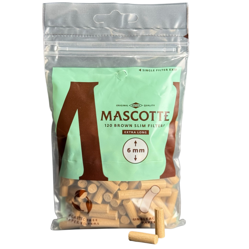 Mascotte Brown Slim Filter Extra Long – Image 2