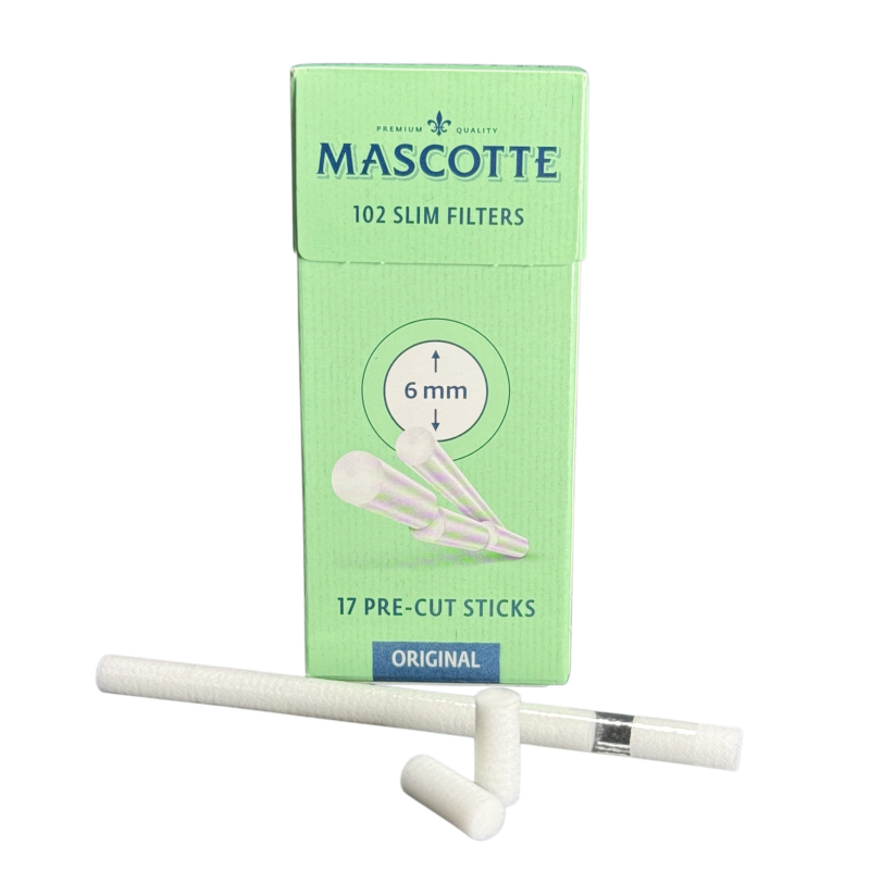 Mascotte Original Slim Filters Pre-cut sticks – Image 2