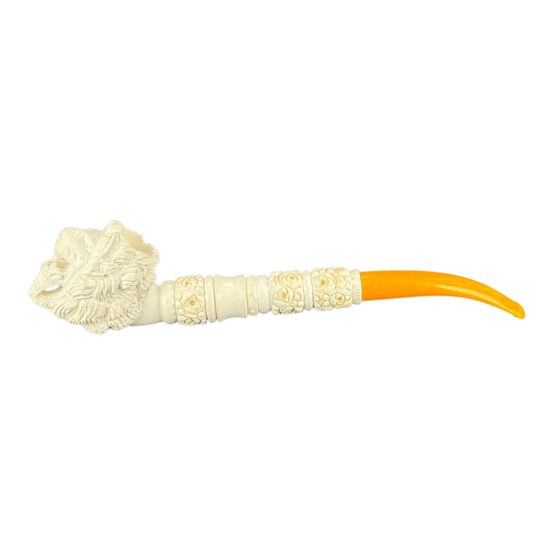 Pipe écume liseuse lion